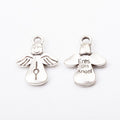Violin Angel Charms in Four Metal Finishes for Jewelry Making view 2
