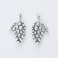 Large Grape Cluster Charm In 1 Metal Finish For Jewelry Making view 2