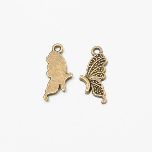 Fairy Wing Charm front and reverse detail view