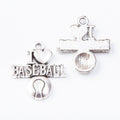 Baseball Theme Multi-Loop Metal Connector Charms Jewelry Components view 2