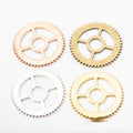 Four Spoke Gear Components In Four Metallic Finishes view 2