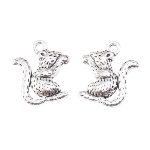 Squirrel Charms showing front details and finish