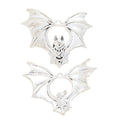 Skull Bat Vintage Metal Charm Pendant for Jewelry Making view 2