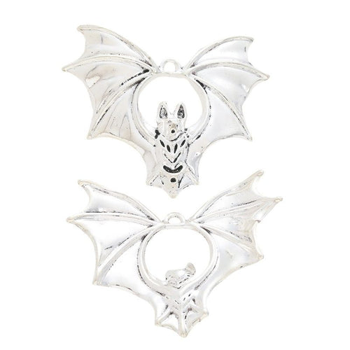 Skull Bat metal charm shown in a second product arrangement