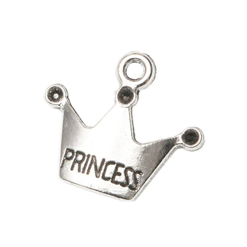 Princess Crown metal design front and back view on a light background