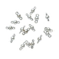 Double Loop Bead Link Jewelry Making Component In 4 Finish Options view 2
