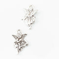 Angel Pendant Charm in Two Detailed Antique Finishes view 2
