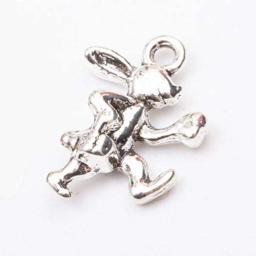 Running Rabbit Charm pictured from the front