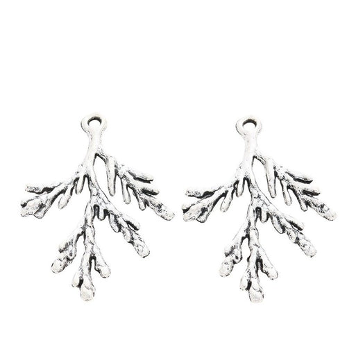 Branch Sprig metal charm shown in a second product arrangement