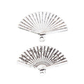 Folding Fan Charm in 2 Finishes for Jewelry Making view 2