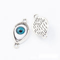 Colorful Evil Eye Teardrop Pendants in 12 Metal Finish Options view 11