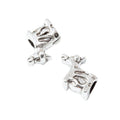 Cow Shape Large Hole Metal Bead For Jewelry Making view 2