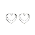 Double Outline Heart Metal Connector Charm for Jewelry Making view 2
