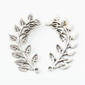 Curved Leaf Branch Connector in 3 Metal Finishes for Jewelry Making view 2