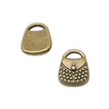 2-Finish Studded Handbag Metal Jewelry Components for Crafts view 2