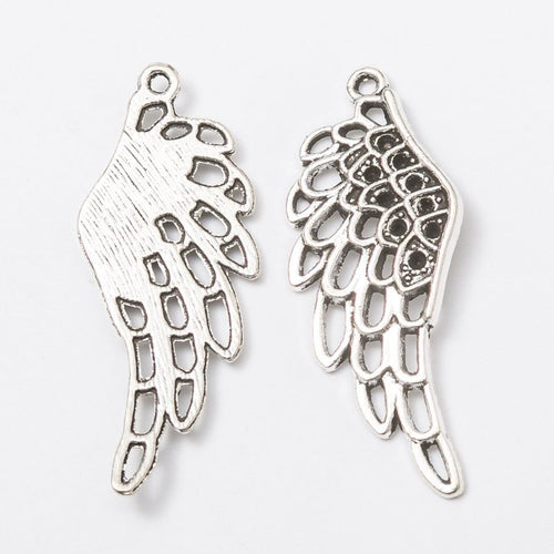 Angel Wing Charm front and reverse details