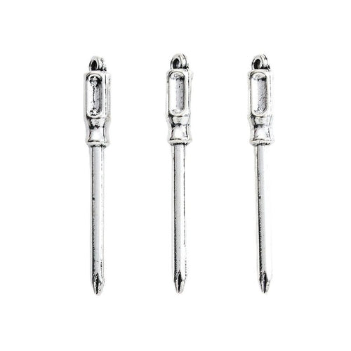 Alternate product view of screwdriver tool charms on a white background