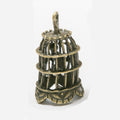 Dimensional Birdcage Charm Pendants in 2 Metal Finish Options view 2