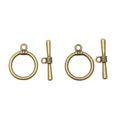 Plain Ring and Bar Toggle Clasp Jewelry Making Component view 2