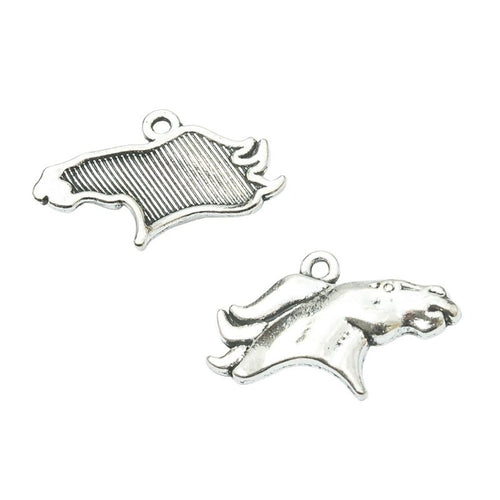Running Horse Charm front and reverse detail view