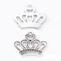 4-Finish Openwork Crown Metal Jewelry Components for Crafts view 2