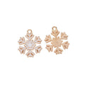 Enamel Snowflake Alloy Charm in 2 Pictured Options view 2