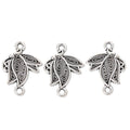 Leaf Connector Alloy Connector in Antique Silver Finish view 2