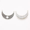Crescent Filigree Chandelier Connector in Two Antique Finishes view 2