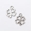 Four Leaf Clover Metal Pendant Charms in 8 Distinct Finishes view 2