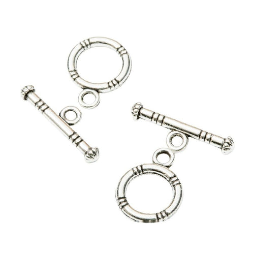 Round Toggle Clasp pictured from the front