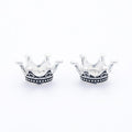 Dimensional Crown Charm Metal Pendant for Jewelry Making view 2