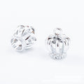 Mini Openwork Crown Charm In 2 Metal Finishes For Jewelry Making view 2