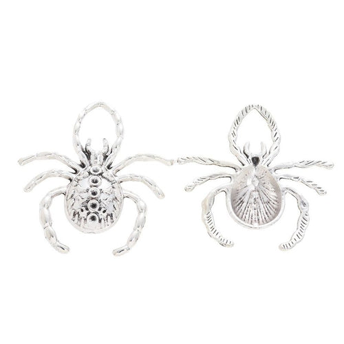 Round Spider metal charm shown in a second product arrangement