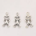 Jester Figure Charm In 2 Metal Finishes For Jewelry Making view 2