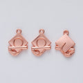 Graduation Cap Metal Charms in 5 Pictured Finishes view 2