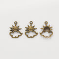 Cloud Face Sun Charm Metal Pendant for Jewelry Making view 2