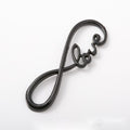Infinity Link Connectors in Three Black Metal Designs view 2