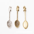 Long Mouse Spoon Metal Charm in Two Antique Finishes view 2
