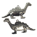 Long Neck Dinosaur Charm in 2 Metal Finishes for Jewelry Making view 2