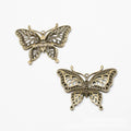 Large Openwork Butterfly Connector in Two Antique Finishes view 2