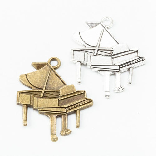 Grand Piano Charms showing front details and finish