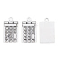 Mini Calculator Metal Charm Pendant in 1 Finish for DIY Jewelry view 2
