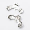 Spread Wing Eagle Multi Loop Metal Connector in Two Finishes view 2