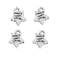 Wish Upon A Star Charm in 1 Metal Finish for Jewelry Making view 2