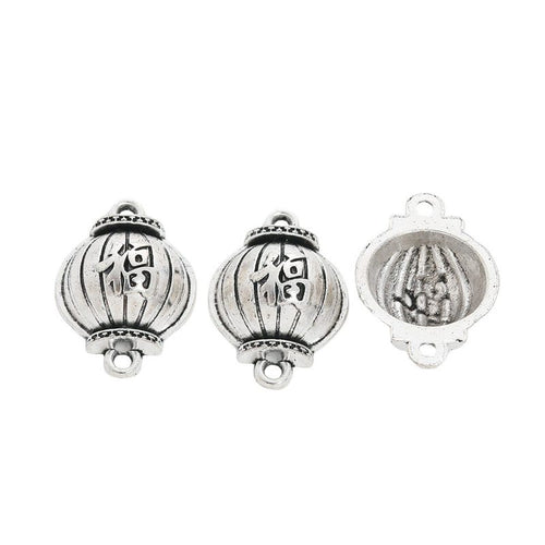 Round Lantern metal charm shown in a second product arrangement