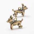 Standing Dog Charm Metal Jewelry Making Component Pendant view 2