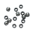 Smooth Round Small-Hole Detailed Metal Beads in 4 Finishes view 2