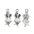 Skirted Skeleton Alloy Charm in Antique Silver Finish view 2