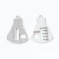 Graduated Laboratory Flask Charm Metal Jewelry Making Component view 2