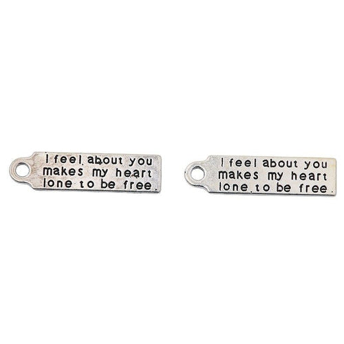 Close view of the message bar charm surface and relief